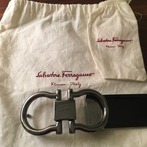 Salvatore Ferragamo reversible and adjustable belt